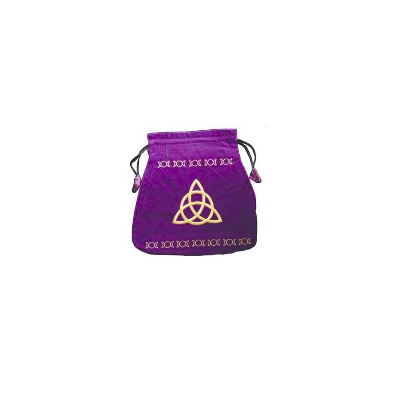 Bourse velours violette charmed