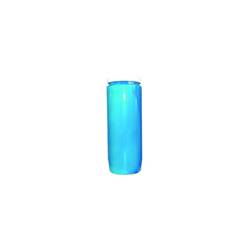 Lampe de sanctuaire huile végétale - Bleu