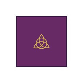 Tapis violet 80 x 80 cm - Triple déesse