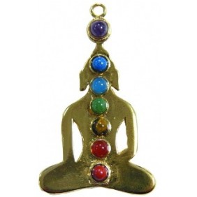 Pendentif yogi 7 chakras