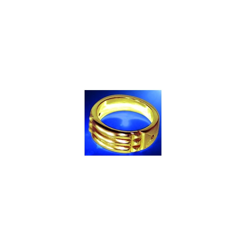 Bague Égyptienne - plaqué or - taille 54