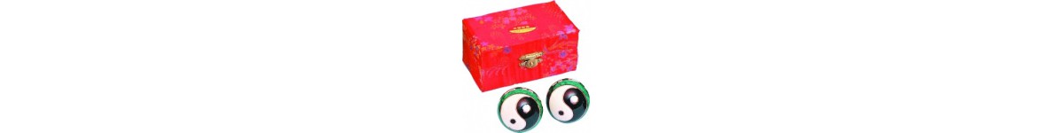 Articles de Freng Shui - Boules de Gi-Gong (Qi-Gong) - Grenouille de la fortune